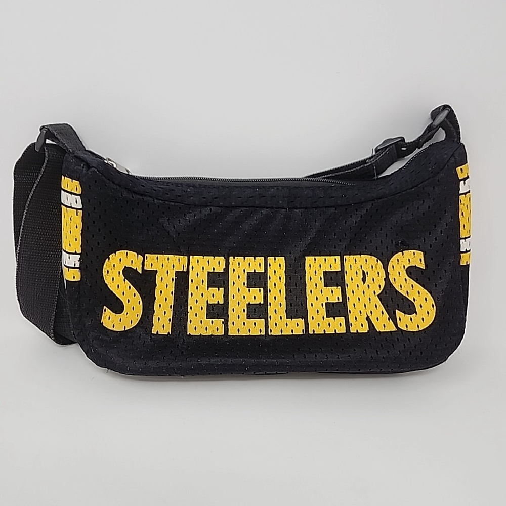 Pittsburg Steelers Logo NFL Team Shoulder Handbag ,ProFANity , Crossbody